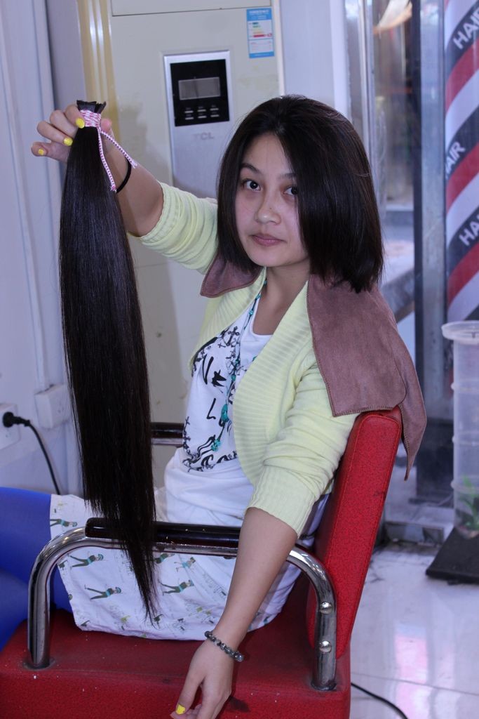 剪下美女大学生的栗色长发-北京(face-075(27)
