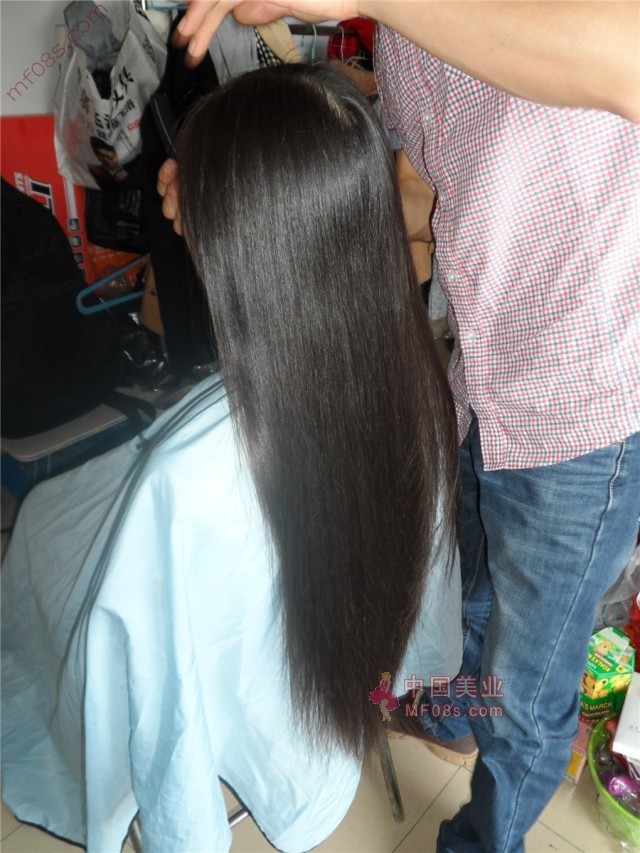 剪下可爱美女70公分长发-发之美61#(37) 剪发_中国长发