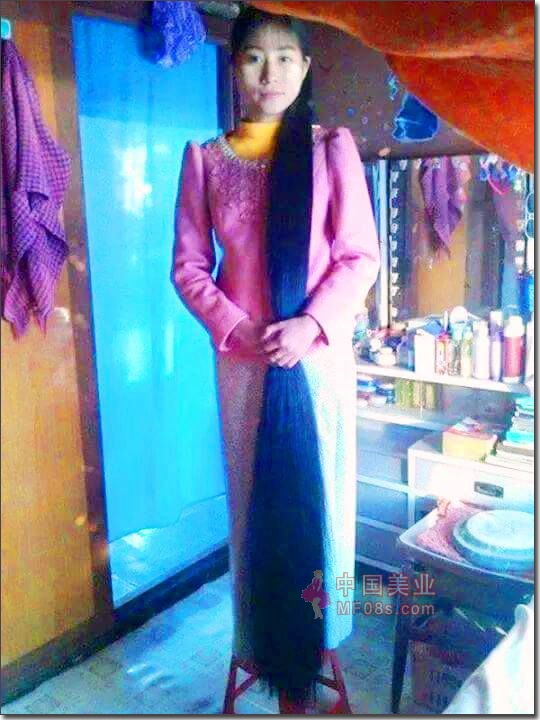 图文缅甸长发女图片分享92